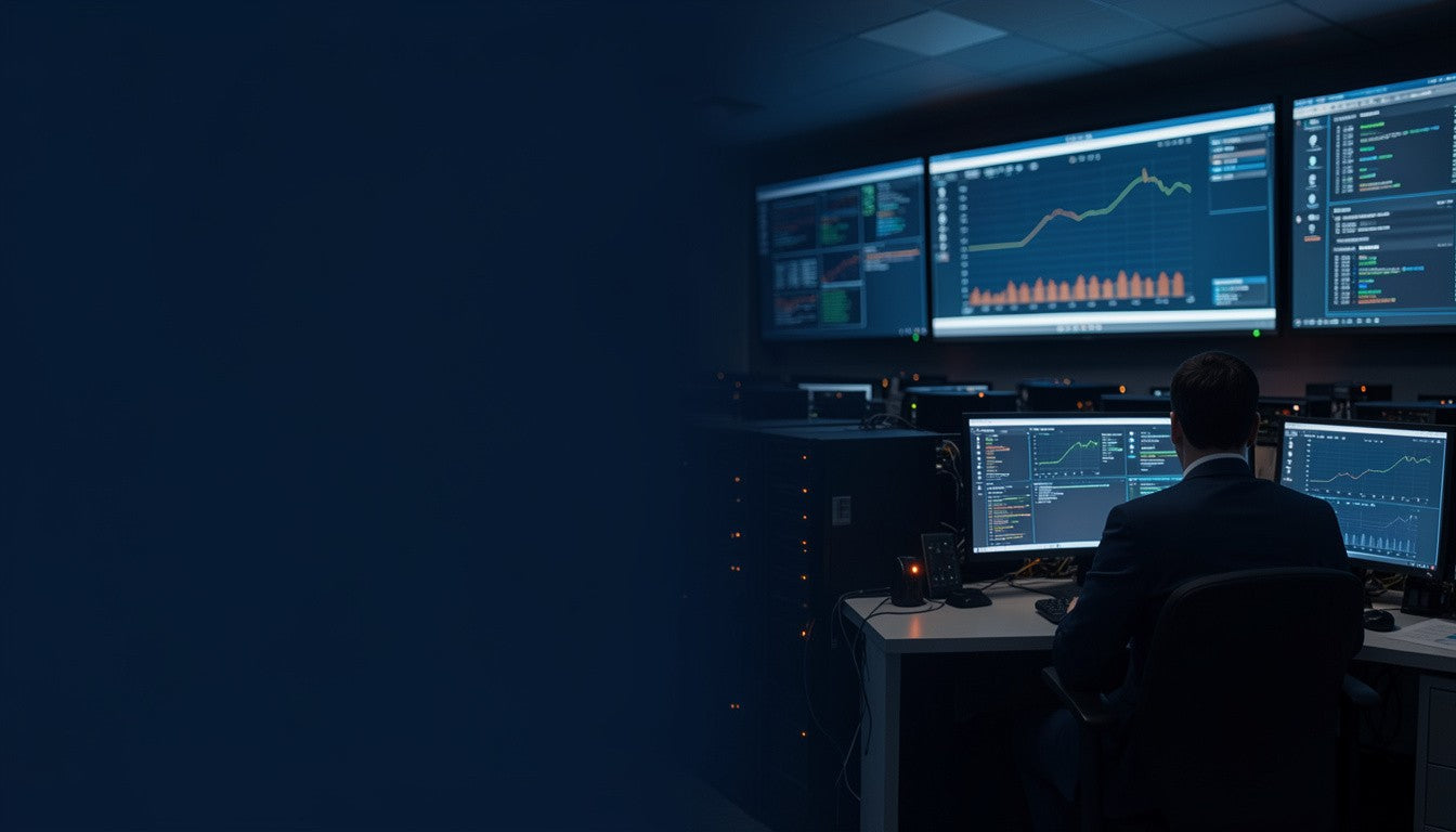 Centro de operaciones TI monitoreando infraestructura crítica — OS4IT