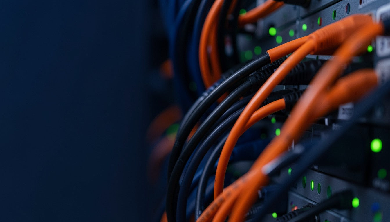 Switches y cableado de red en un data center